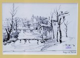 JEAN CHELLER (1911-1952) - CASE VECHI PE DAMBOVITA
