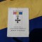 Legitimatie urmas al Ordinului Mihai Viteazul model 1944 cu spade cls a 3-a
