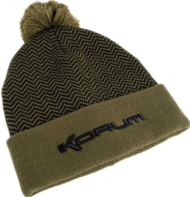 Caciula Korum Thermal Beanie Hat, Black-Olive foto