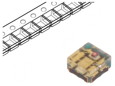 LED RGB SMD 0404 1,05x1,05mm foto