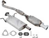 Catalizator Hyundai Santa Fe 1 (Sm), 11.00-03.06, 2.0, 2.4 16V, 2.4 16V 4x4, Euro 3 (D3), Catalizator si kit instalare, EEC