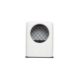 Carcasa condensator pentru clima stationara AC 12V, cu grila circulara, carcasa alba, DISGK98
