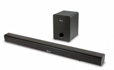 Soundbar AKAI ASB-6WSW, 2.1 canale, 70 W, Bluetooth, USB, HDMI (ARC), Aux in, Radio FM, afisaj LED, telecomanda foto