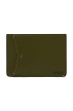 Fossil card holder culoarea verde