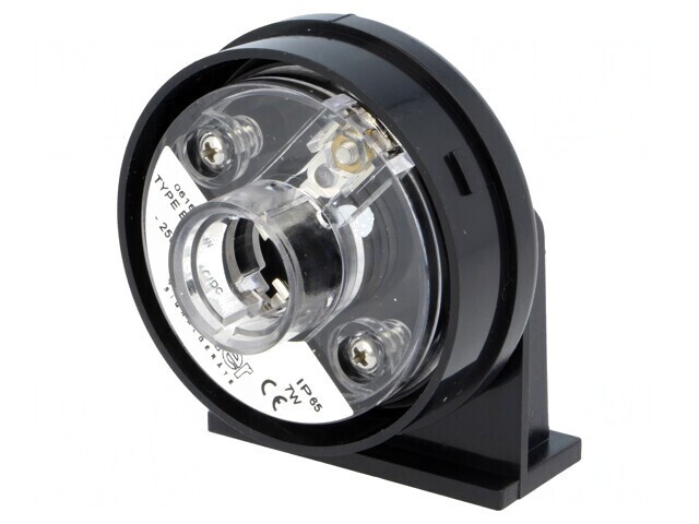 Semnalizator Luminos Negru cu Lumină Flash și Continuă