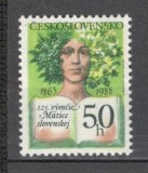 Cehoslovacia.1988 125 ani Asociatia slovaca ptr. cultura XC.584