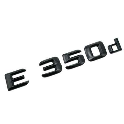 Emblema E 350d Negru, pentru spate portbagaj Mercedes foto