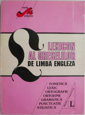 Lexicon al greselilor de limba engleza foto