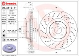 BREMBO 09.A819.11 PRIME LINE - UV Coated Disc frana