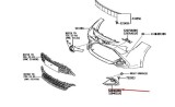 Grila bara Toyota Corolla (E210), 2023-, montare fata, dreapta, OE, 52030-02420