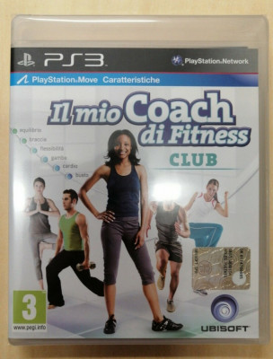 Il mio Coach di Fitness Club, PS3, original, PAL. Necesită accesorii move. foto