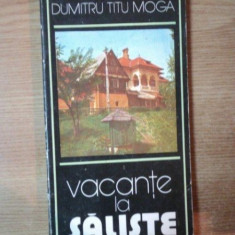 VACANTE LA SALISTE DE DUMITRU TITU MOGA , 1982