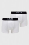 Levi&#039;s boxeri 2-pack barbati, culoarea alb