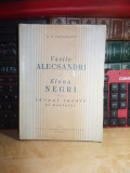 Cumpara ieftin C.D. PAPASTATE - VASILE ALECSANDRI SI ELENA NEGRI_JURNAL INEDIT , 1947 +