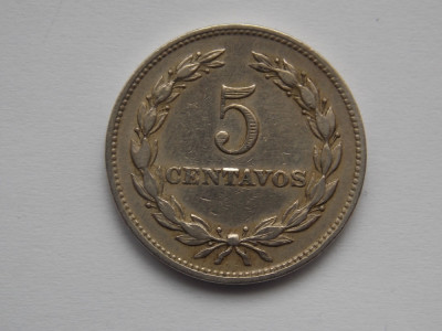 5 CENTAVOS 1966 EL SALVADOR foto