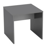Cumpara ieftin Birou din mdf laminat gri Rioma II 80x80x76 cm