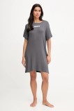 Dkny cămașă de noapte culoarea gri, YI30092