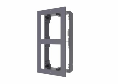 Panou frontal pentru 2 module de videointerfon modular Hikvision DS-KD-ACW2; foto