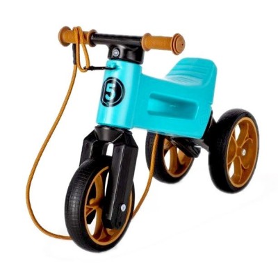 Bicicleta fara pedale Funny Wheels Rider SuperSport 2 in 1 Aqua foto
