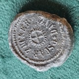 Sigiliu plumb Germania , inceput de ani 1900 ,, Zucker Danzig " , pentru ZAHAR