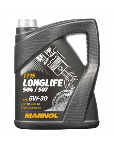 Ulei pentru motor MANNOL O.E.M. Longlife 504/507 5W-30 LL 5L