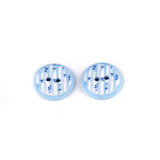 Set 5 nasturi decorativi cu 2 gauri, diametru 15.4 mm, marimea 24&#039;&#039;, Bleu