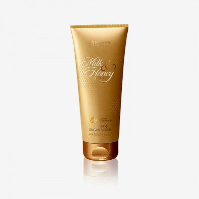 Exfoliant cu zahăr pentru corp Milk &amp;amp; Honey Gold foto