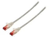 Cabluri patch S/FTP 6 litat LSZH transparent 5m 28AWG
