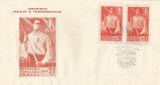 |Romania, LP 264/1950 si LP264a/1950, 1 Mai, dantelat si nedantelat, FDC nelist.