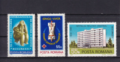 ROMANIA 1981 LP 1039 LP 1040 LP 1041 SERII MNH foto