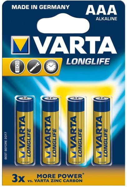 Set 4 Baterii Varta Longlife 4103 AAA
