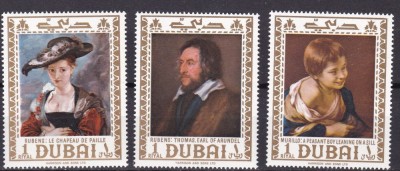 Dubai 1967 pictura MI 273-275 MNH foto