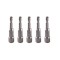 Set biti cu tubulara cu prindere hexagonala 10x65 mm 5 piese TMP