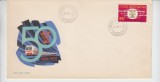 C12 - FDC Romania - 50 ani infiint uniunii internat caile ferate - LP793 - 1972, Romania de la 1950, Transporturi