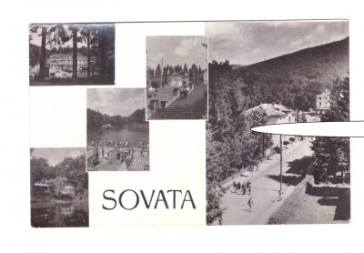 CP Sovata - Mozaic, RPR, circulata 1959, stare foarte buna foto