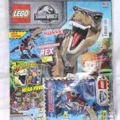 Revista LEGO Jurassic World cu figurina Tyrannosaurus Rex - sigilata