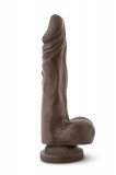 Dildo Realistic Dr.Skin Stud Muffin, Brun, 21.5 cm