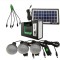 Kit solar iluminare GD-Lite 10 cu 3 becuri LED, port USB incarcare dispozitive, MP3 Player, Radio FM