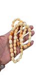 COLIER VINTAGE CU MĂRGELE LUCRATE MANUAL DIN QUEEN CONCH SHELL