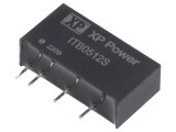 Convertor DC/DC 1W 5V 12V 83.3mA SIP 50kHz