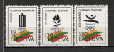 Lituania.1992 Olimpiada de vara BARCELONA GL.20, Nestampilat