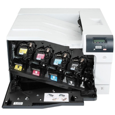 Imprimanta laser color hp color laserjet professional cp5225n dimensiune a3 viteza max 20ppm alb-negru si foto