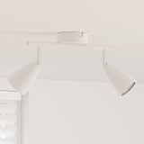 Spot de plafon cu ajustare pe două direcții alb GU10
