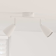 vidaXL Spot de tavan Alb 25.5 x 8 x 15.5 cm Oțel 4108213