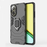 Husa telefon compatibila realme c67, inel magnetic tip suport auto, negru