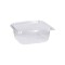 Caserole Plastic cu Capac, 125x110x60 mm, 100 Buc/Set, 380 ml, cu Capac Detasabil, Transparent, Caserole de Unica Folosinta, Caserole cu Capac din Pla