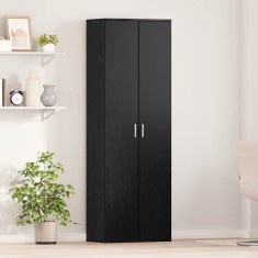 vidaXL Bufet Stejar negru 60 x 35 x 180 cm Lemn compozit