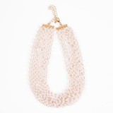 Colier cu multiple siraguri de perle mici