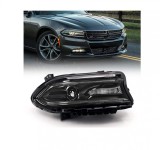 Far Dodge Charger, 2015-2018, montare fata, dreapta, cu indicator led; cu lumini de zi tip LED; Tip=USA; D3S+LED; manual; cu balast; Omologare: SAE;