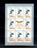 ROMANIA 2012-100 DE ANI FED. ROMANA DE ATLETISM, MINICOALA, MNH - LP 1939, Nestampilat